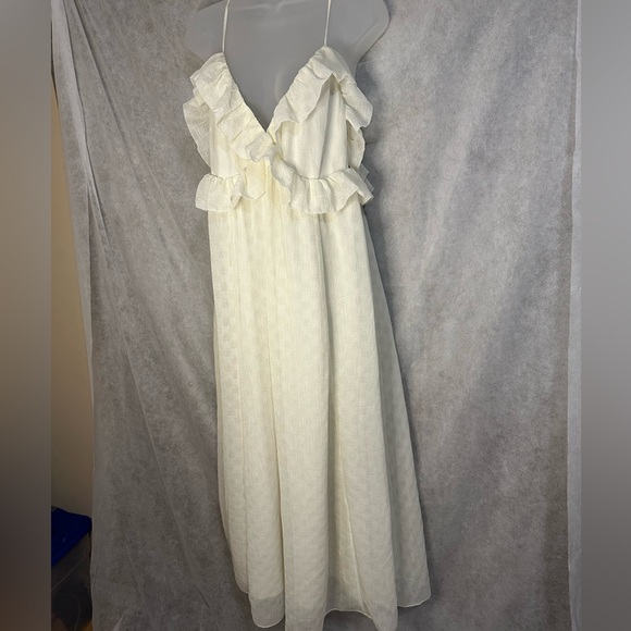 H&M Flowy Maxi Dress, Size Large - Picture 2 of 8